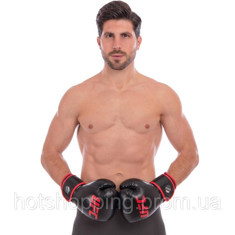 Перчатки боксерские UFC Myau Thai Style UHK-69680 14 унций черный ht - фото 7 - id-p2147842652