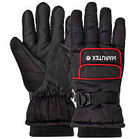 Перчатки горнолыжные мужские теплые MARUTEX A-3318 размер M-L цвет черный-красный ht