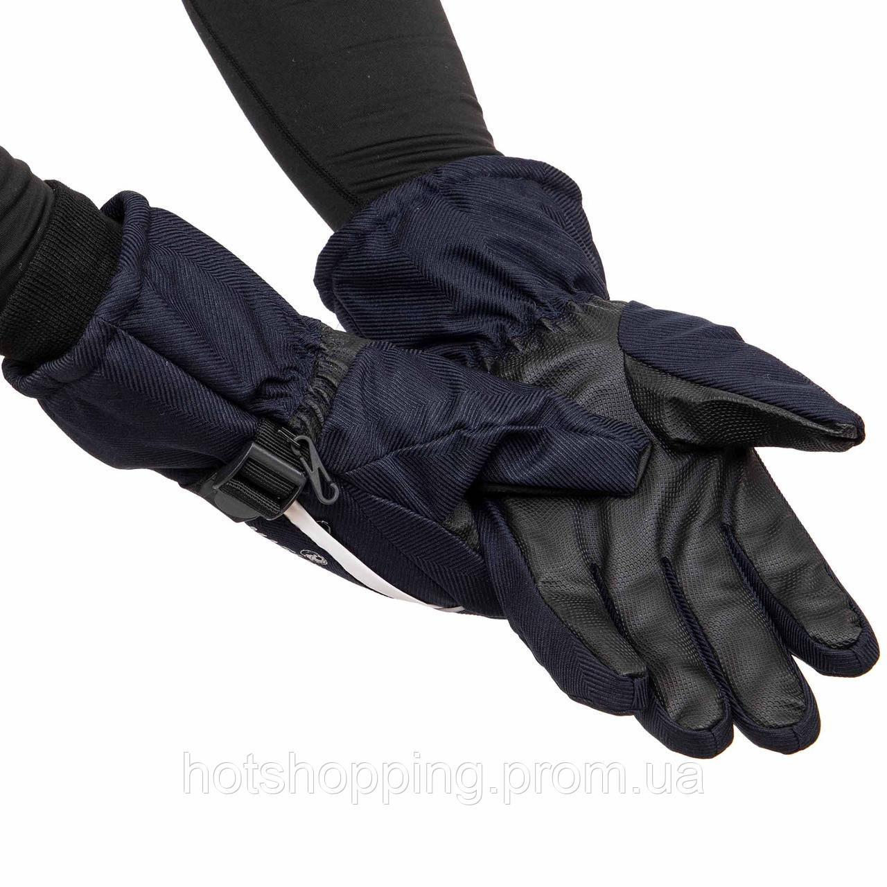 Перчатки горнолыжные мужские теплые MARUTEX A-3320 размер M-L цвет темно-синий-синий ht - фото 4 - id-p2147849065