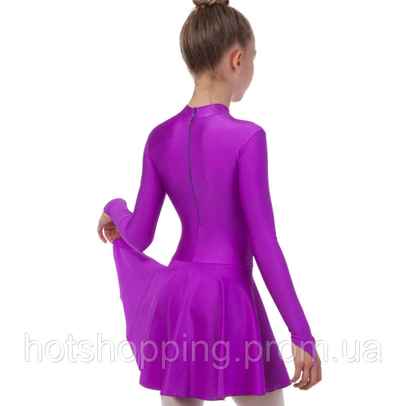 Платье рейтинговое (бейсик) с длинным рукавом и гипюровыми вставками Zelart DR-1167 размер 40, рост 158 цвет - фото 4 - id-p2147855994