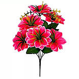 Штучні квіти букет крокуси весняні, 35 см (20 шт. в уп), фото 2