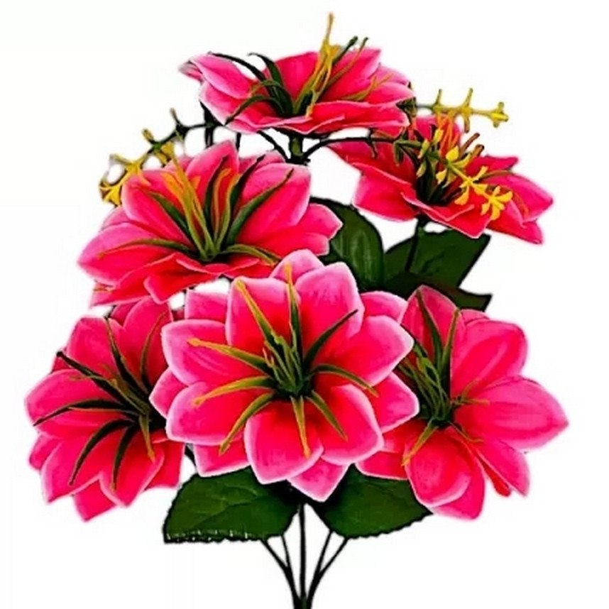 Штучні квіти букет крокуси весняні, 35 см (20 шт. в уп)