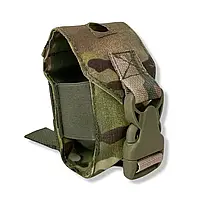 Подсумок под гранату Ф-1, РГД-5 CORDURA 1000D (11,5х7,5х5 см) мультикам,тактический прочный гранатный чехол