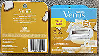 Сменные картриджи Gillette Venus ComfortGlide Olay Coconut 6 шт. Оригинал из США