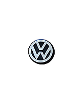 Эмблема на багажник Volkswagen, эмблема на заднюю ляду VW 50 мм Черная УЦЕНКА!