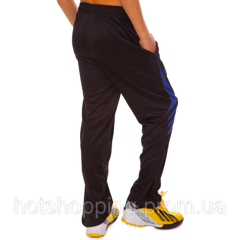 Штаны спортивные подростковые Lingo F50 LD-9102T размер 28, рост 135-140 цвет черный-синий ht - фото 9 - id-p2147871987