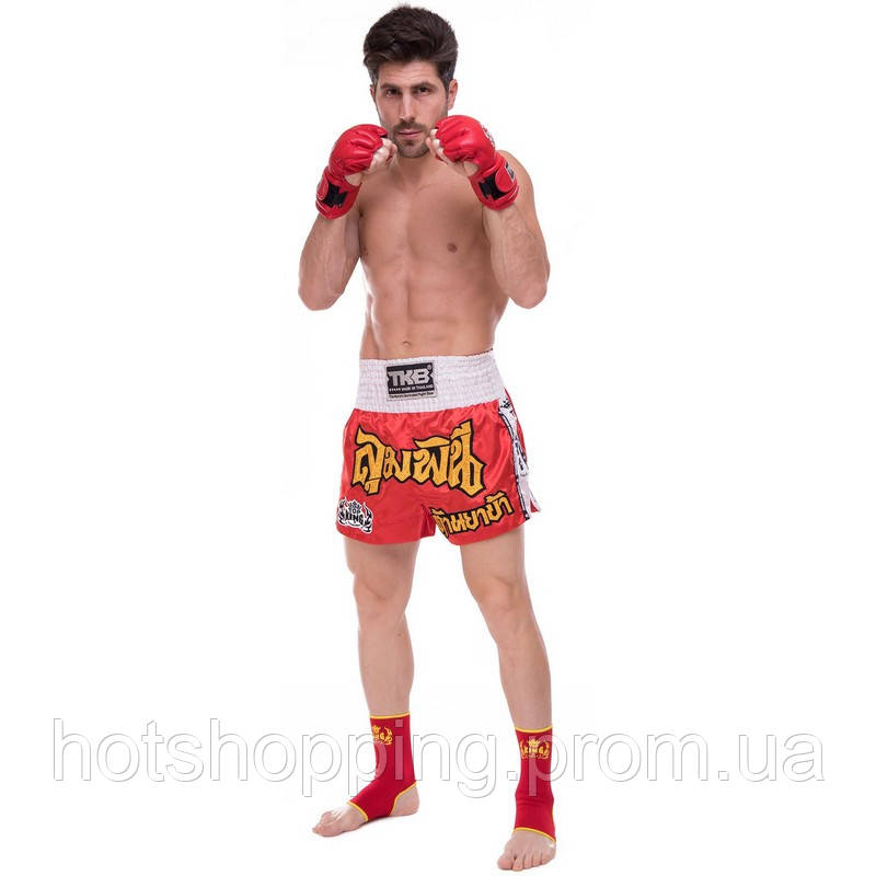 Шорты для тайского бокса и кикбоксинга TOP KING TKTBS-043 размер 2XL цвет красный ht - фото 7 - id-p2147869553