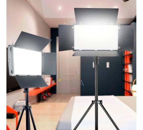 Студийное освещени LED для профессиональной съемки и фото PRO-LED-900, Прямоугольная LED лампа видеосвет - фото 2 - id-p2147894485