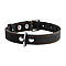 Нашийник "CoLLaR" одинарний (ширина 25 мм, довжина 38-50 см) чорний, фото 2