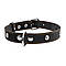 Нашийник "CoLLaR" одинарний з прикрасами (ширина 25 мм, довжина 38-50 см) чорний, фото 2