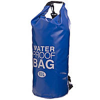 Водонепроницаемый гермомешок Zelart Waterproof Bag TY-6878-10 цвет синий ht