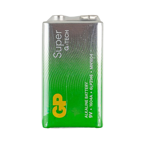 Батарейка лужна 9V/6LR61 (пл-1шт) GP Super
