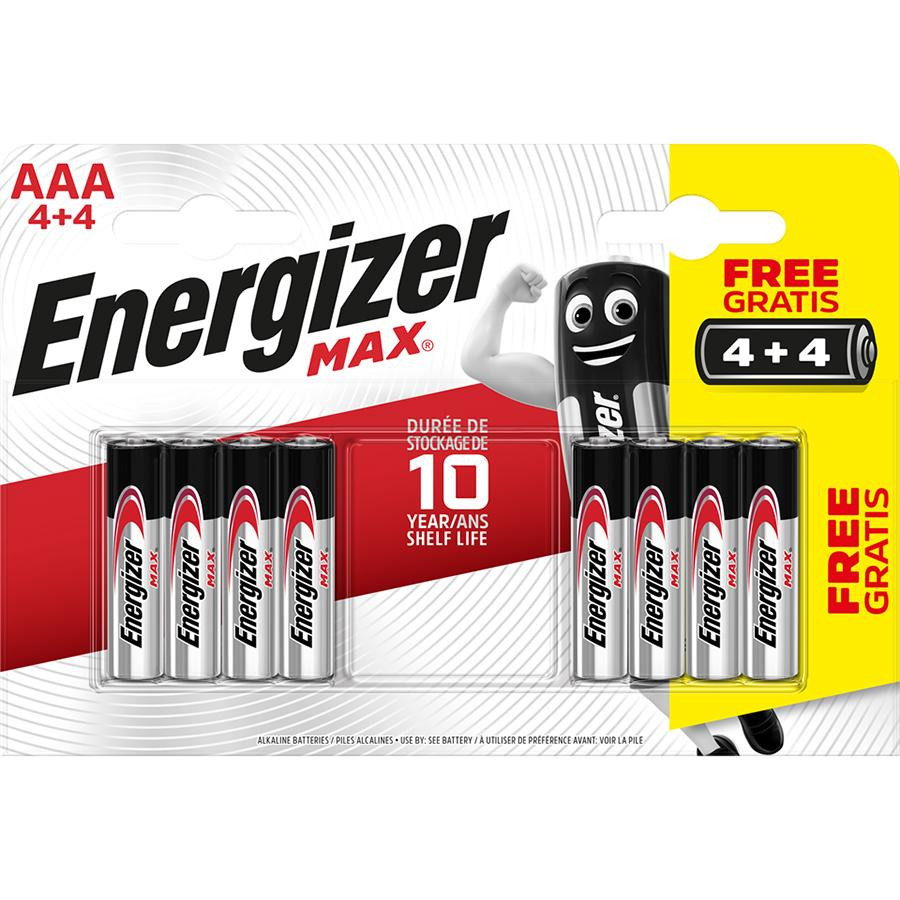 Батарейка Energizer MAX Alkaline LR03 (ААА), лужна, 1 шт.