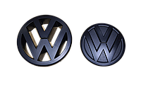 Эмблеми решетки и багажника VW Volkswagen Golf 5 HB чёрные