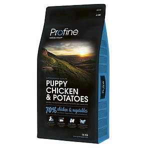 Profine Puppy Chicken Potatoes для цуценят з куркою 15 кг