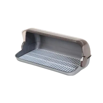 Хлібниця maxi пластик 69 світло-сірий Ламела