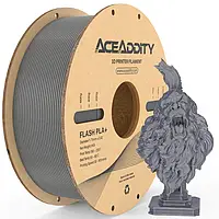 Якісний Філамент Aceaddity Flash PLA+ 1 КГ СРІБНИЙ