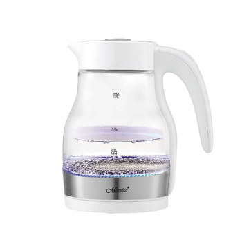 Електрочайник 1,7л 2000W скло (диск) білий MR-061-WHITE Maestro