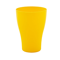 Склянка 0,25 л пластик темно-жовтий.