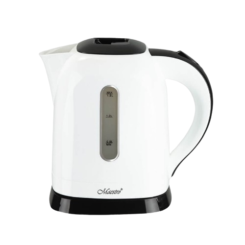 Електрочайник 1,5л 1850-2200W (диск) білий MR-034-WHITE Maestro