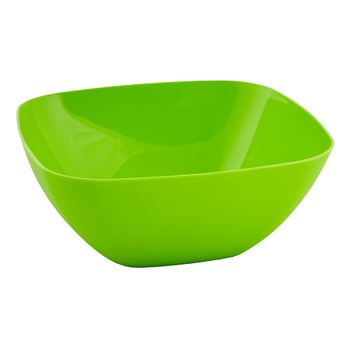 Салатник 18*18*7,5см пластик оливковий Алеана