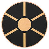 Диск дерев'яний балансувальний 39 см Zelart FI-0912, фото 4