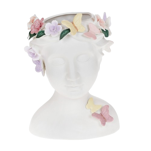 Кашпо-ваза декоративна порцеляна 18см Муза БОНА ДИ, фото 1