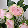Штучні квіти. Букет ніжно-рожевих ранункулюсів. 32 см, фото 4