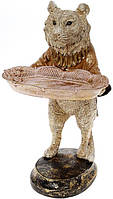 Декоративная фигурка Bona Тигр с подносом 25 см DP113846 KS, код: 7431232