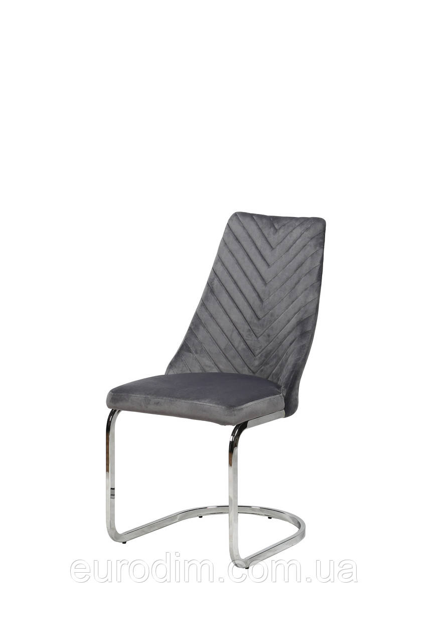 Стул Carlos Grey Velvet