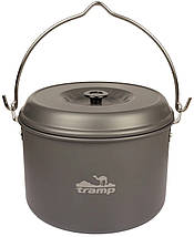 Туристичний казанок Tramp UTRC-040, 5 л | Похідна кастрюля з анодованого алюмінію з кришкою для приготування їжі на вогні, фото 5