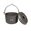 Туристичний казанок Tramp UTRC-040, 5 л | Похідна кастрюля з анодованого алюмінію з кришкою для приготування їжі на вогні, фото 6