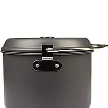 Туристичний казанок Tramp UTRC-040, 5 л | Похідна кастрюля з анодованого алюмінію з кришкою для приготування їжі на вогні, фото 3