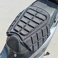 Чохол подушка на сидіння мотоцикла чорна