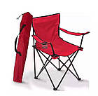 Складаний стілець для туризму та риболовлі Camping Quad Chairз чехлом, фото 2