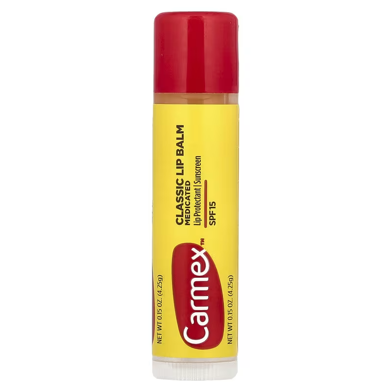 Carmex, класичний бальзам для губ, лікувальний, SPF 15, 4,25 г (15 унції) Carmex, класичний бальзам для губ, лікувальний, SPF 15,