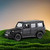 Машинка детская коллекционная для мальчика Mercedes Benz G63 AMG черная матовая Uni-Fortune