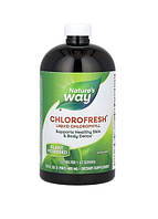 Nature's Way, Chlorofresh, рідкий хлорофіл жидкий хлорофилл, з нейтральним смаком, 480 мл