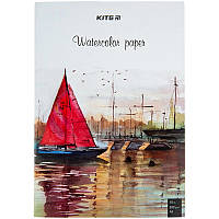 Папір для акварелі Kite А3 10 аркушів 200г/м2 (K23-268)