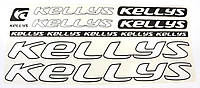 Наклейка Kellys на раму велосипеда Белый (NAK030) KS, код: 8233414