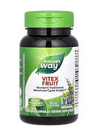 Nature's Way, Vitex плоди вітекса, Витекс 400 мг, 100 веганських капсул