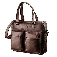 Мужская кожаная сумка SHVIGEL 19109 Коричневая KS, код: 1674449