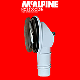 Сифон для ванни клік-клак матова сталь HC2600CLSN McALPINE, фото 5