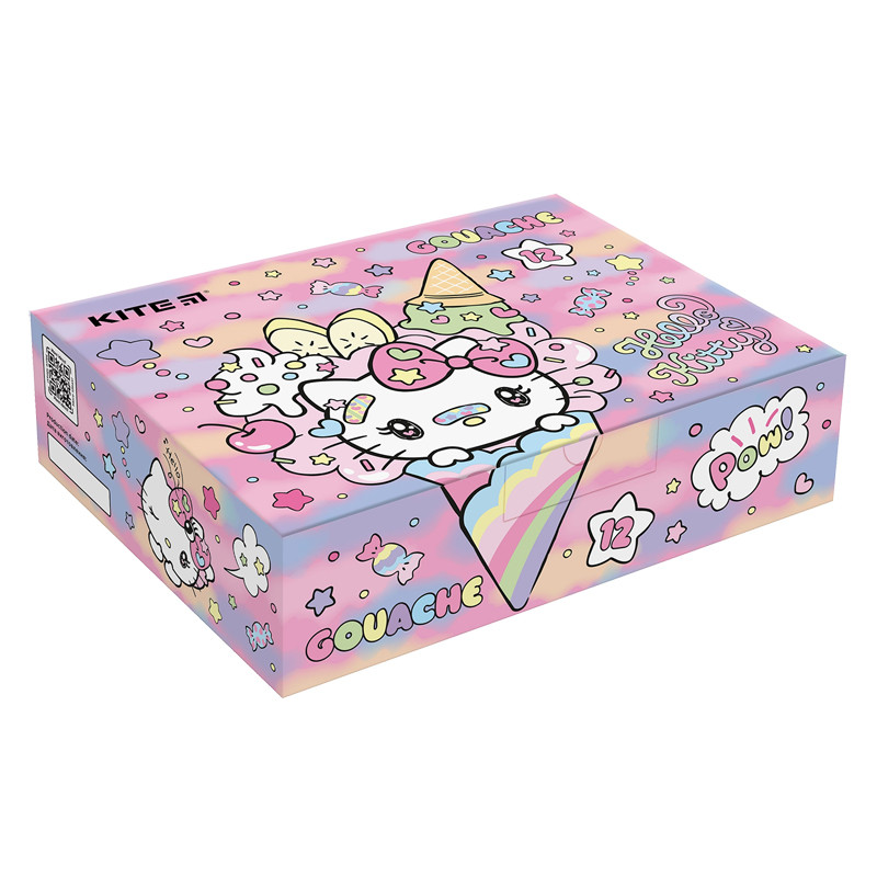 Гуаш Kite Hello Kitty 12 кольорів 20 мл (HK23-063)