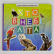 Гр Моя перша книжка "Хто у небі літає" VR06041708 (20) 10 кольорових картинок, розмір 105х100мм 9789669754493