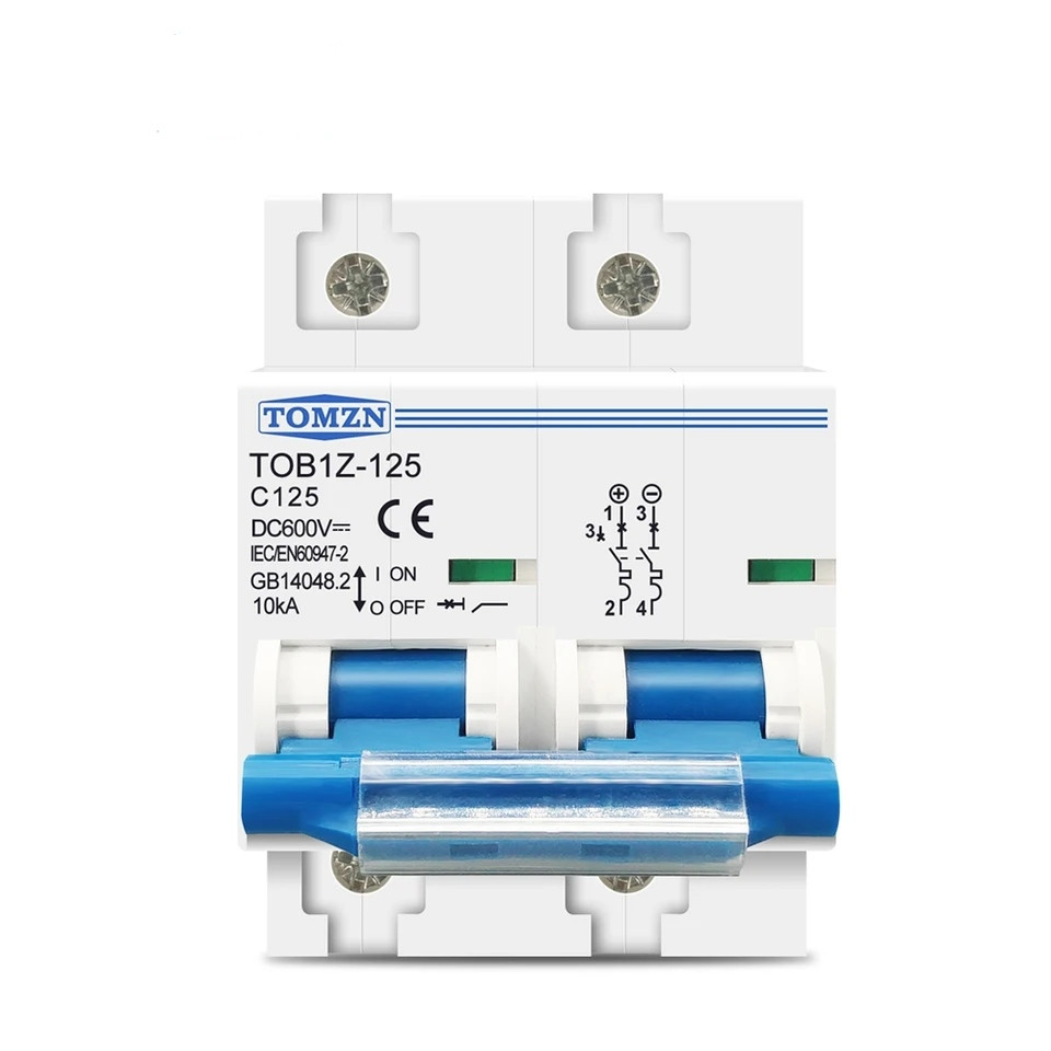 Автоматичний вимикач DC постійного струму 125 ампер Tomzn, фото 1