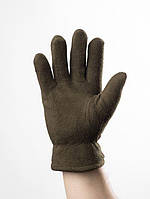 Флісові рукавиці перчатки 2-шарові Олива