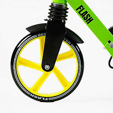 Самокат двоколісний "Best Scooter" FL-20085 (4) стальова рама, ручне гальмо, колеса PU 200 мм, 1 амортизатор, фото 5