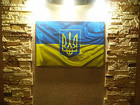 Картина на полотні Прапор та Тризуб України 60*40 см Кращий подарунок