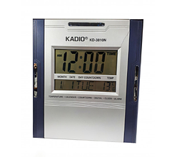 Годинник електронний Kadio KD3810N Сірий (300092) BS, код: 1598140